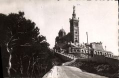 CPA Marseille Basilique de notre Dame de la Garde 