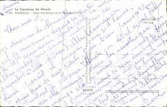 CPA Le Carrefour du Monde Marseille Quai des belges et le Nouveau Jardin 