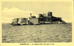 CPA Marseille le Chateau d'If vue prise en mer 