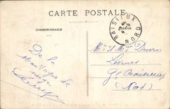 CPA Gavarnie H Pyr Route du Cirque le pied de la Grande Cascade 