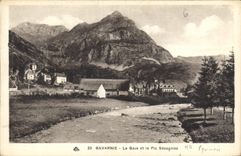CPA Gavarnie le Gave et le Pic Secugniac 