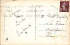 CPA Lourdes vue Plongeante sur l'esplanade la Basilique et la vallee du Gave 