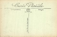 CPA Lourdes L'ange a l'entree du calvaire