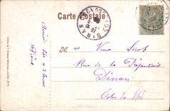 CPA Grotte miraculeuse de N D de Lourdes 