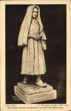 CPA Cliche Lacaze Harimann Lourdes Juillet 1934 Bernadette rentrant de Bartres a la veille des appar
