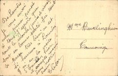 CPA Cliche Lacaze Harimann Lourdes Juillet 1934 Bernadette rentrant de Bartres a la veille des appar