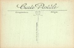 CPA Lourdes le Calvaire IV station Jesus rencontre sa Tres Sainte Mere 