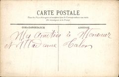 CPA Lourdes la Statue de Saint Michel 