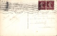 CPA Lourdes la Basilique vue du Chateau Fort 