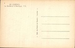 CPA Lourdes La Grotte et la Basilique 