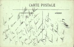 CPA Lourdes la statue de Saint Michel et la Basilique 