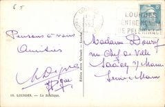 CPA Lourdes la Basilique 