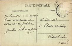 CPA Clocher de l'eglise du Sacre coeur de la Paroisse de Lourdes 