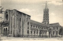 CPA Toulouse l'eglise Saint Sernin 