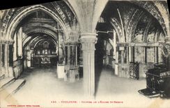 CPA Toulouse Cryptes de l'eglise St Sernin 
