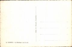 CPA Lourdes la Basilique vue de cote 