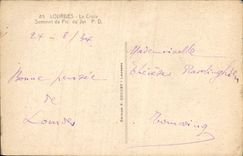 CPA Lourdes la Croix Sommet du Pic du Jer 