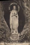 CPA Lourdes la Vierge de la Grotte 