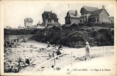 CPA Luc sur Mer la Plage et la Falaise 