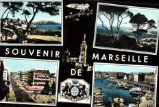 CPA Le carrefour du Monde Marseille Souvenir 