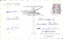CPA Le carrefour du Monde Marseille Souvenir
