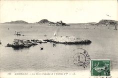 CPA Marseille les Ilettes Endoume et le Chateau d'If 