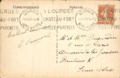 CPA Lourdes la Basilique 