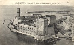 CPA Marseille Panorama du Fort St jean et de la joliette 