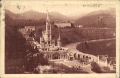 CPA Lourdes la Basilique 