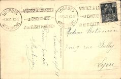 CPA Lourdes la Basilique 