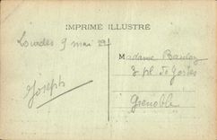 CPA Les Pyrenees Lourdes la grotte d'apres une photographie originale de 1858 