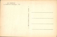 CPA Lourdes la Grotte et la Basilique 