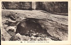 CPA Gavarnie un pont de Neige 