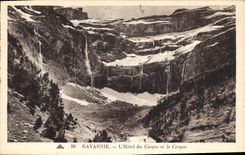 CPA Gavarnie l'Hotel du Cirque et le Cirque 