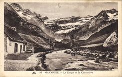 CPA Gavarnie le cirque et la Chaumiere 