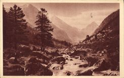 CPA Cauterets Vallee du Lutour 