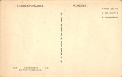 CPA Cauterets Le Pont d'Espagne 