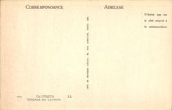 CPA Cautrets Cascade du Lutour 