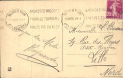 CPA Bagneres de Bigorre Cascade de Garet a Gripp 