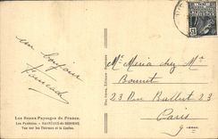 CPA Les Beaux Paysages de France Les Pyrenees Bagneres de Bigorre Vue sur les Thermes et le Casino 