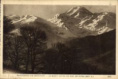 CPA Bagneres de Bigorre le Massif du Pic du Midi en Hiver 