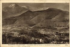 CPA Bagneres de Bigorre Panorama sur la Ville La Vallee et le Pic du Midi 