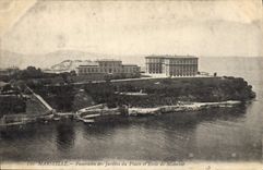 CPA Marseille Panorama des Jardins du Pharo et Ecole de Medecine 