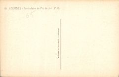 CPA Lourdes Funiculaire du Pic du Jer 