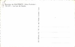 CPA Environs de Cauterets Htes Pyrenees Le Lac de Gaube 