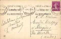 CPA Les Hautes Pyrenees Lourdes Bords du Gave le Port et la Basilique 