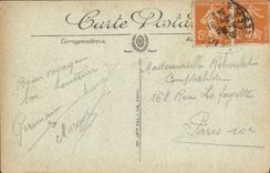 CPA Lourdes le Chateau et le Pic du Jer 