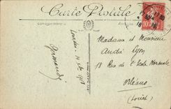 CPA Lourdes vue generale du Pic du Jer 