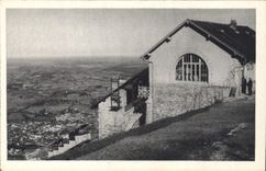 CPA Lourdes la Gave en haut du pic du Jer 