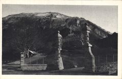 CPA Lourdes Pic du Jer Entree de la Gare du Funiculaire 